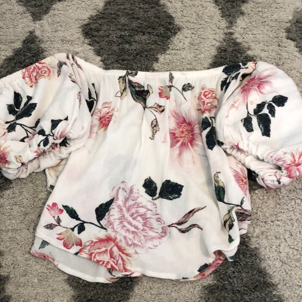 Urban outfitters off the shoulder top